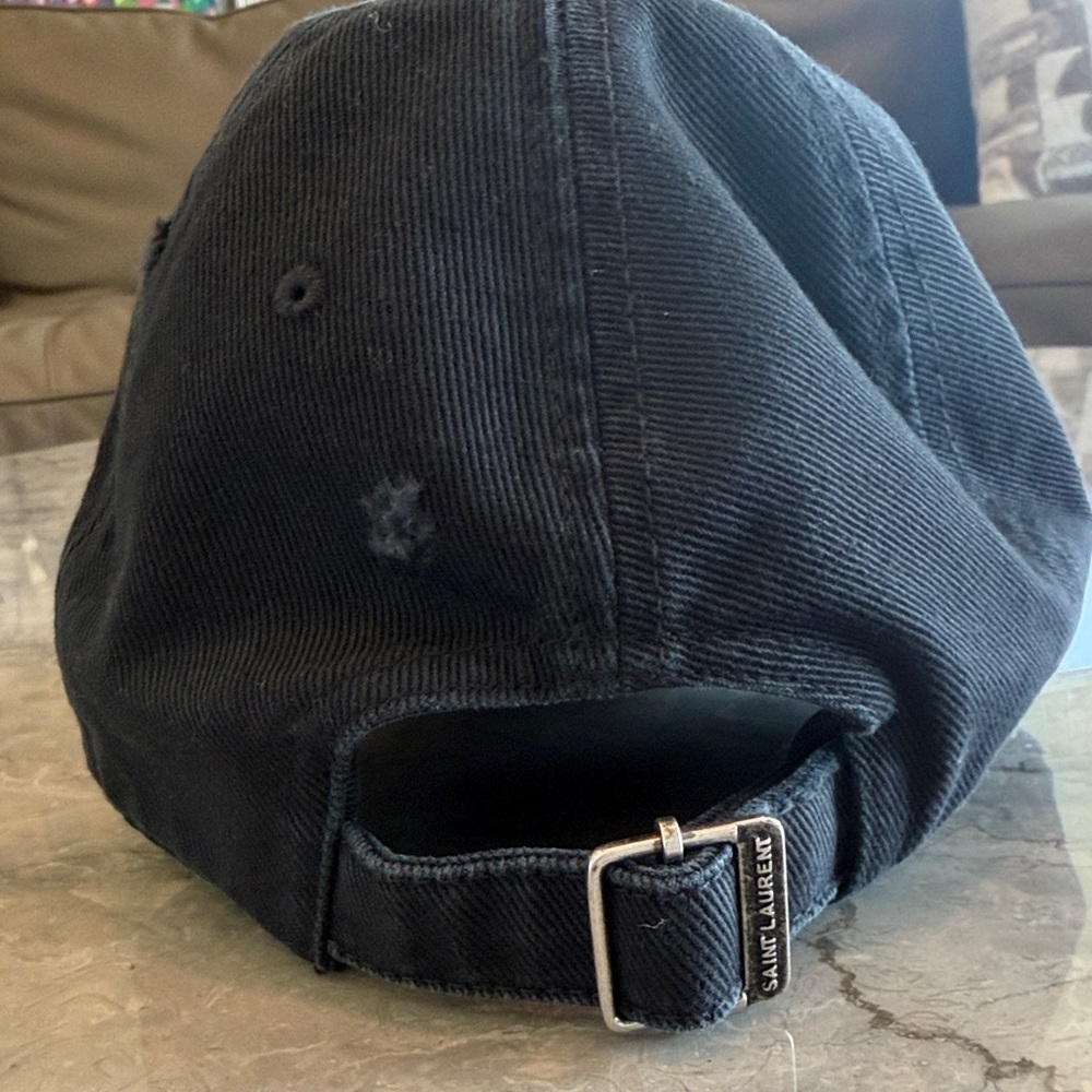 Saint Laurent
YSL Washed Denim Baseball Hat - Picture 3 of 9